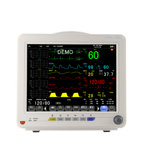 SR-12D Hospital Medical Portable Multiparameter Icu Patient Monitor