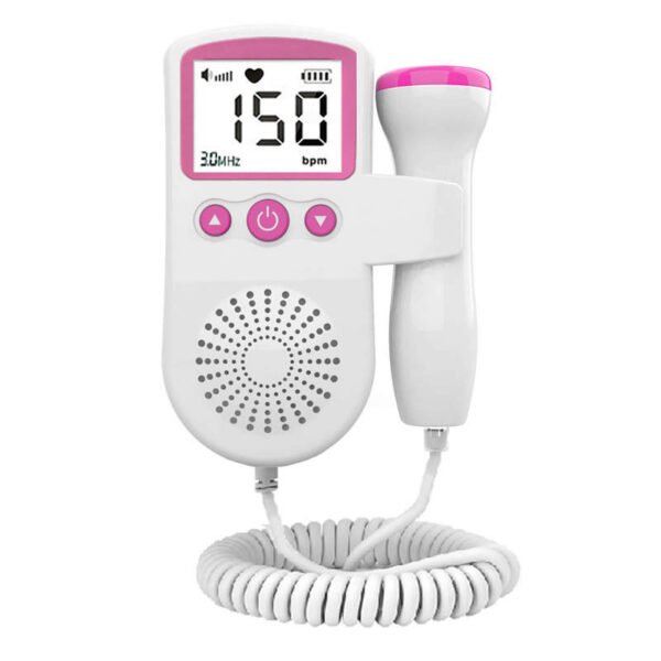 SR-W1 Portable Baby Monitor Fetal Doppler Ultrasound Prenatal Heartbeat Detector Baby Heart Rate