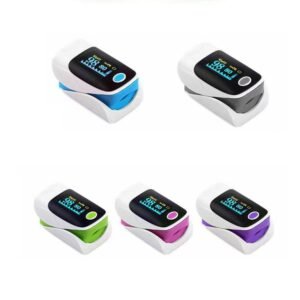 1 SR-W3 Fingertip Pulse Oximeter with LED Screen Measures Heart Rate and Blood Oxygen