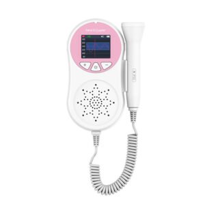 1 10A Portable Foetal Doppler Baby Heartbeat Sound Amplifier Monitor