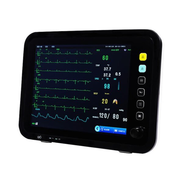 SR-8000C Medical Portable 12.1 Inch Multi-parameter 6 Parameters Patient Monitor