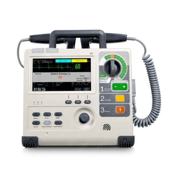 S5 Automated External Defibrillator with Monitor for ICU Vital Sign