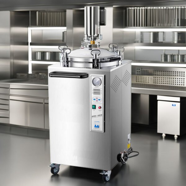 3 SR-100L Digital Display Screen Vertical Pressure Steam Autoclave Sterilization Machine