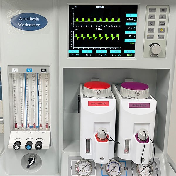 SM-IIIC Icu Veterinary Anaethesia System Anesthesia Machine With Ventillator