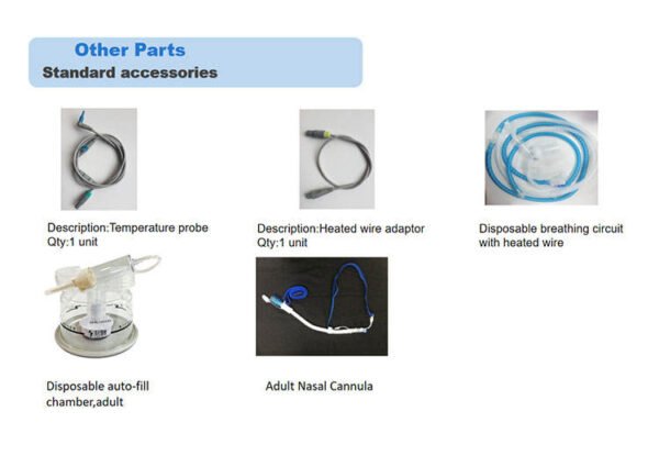HFNC Adult HFNC (High Flow Nasal Cannula) Without air Compressor