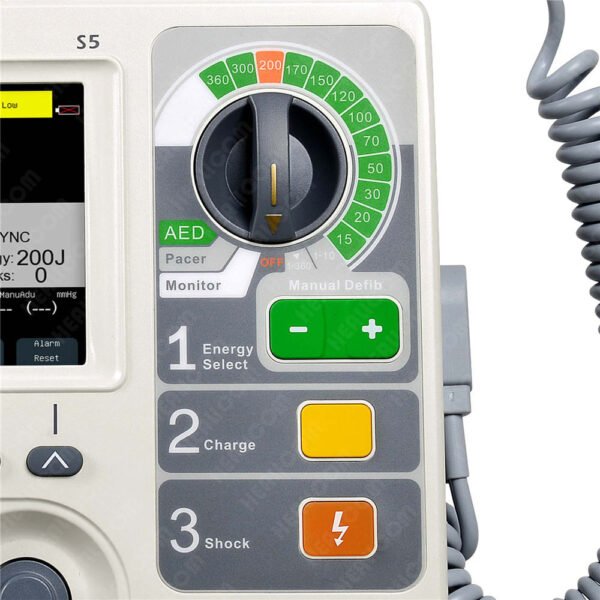 S5 Automated External Defibrillator with Monitor for ICU Vital Sign