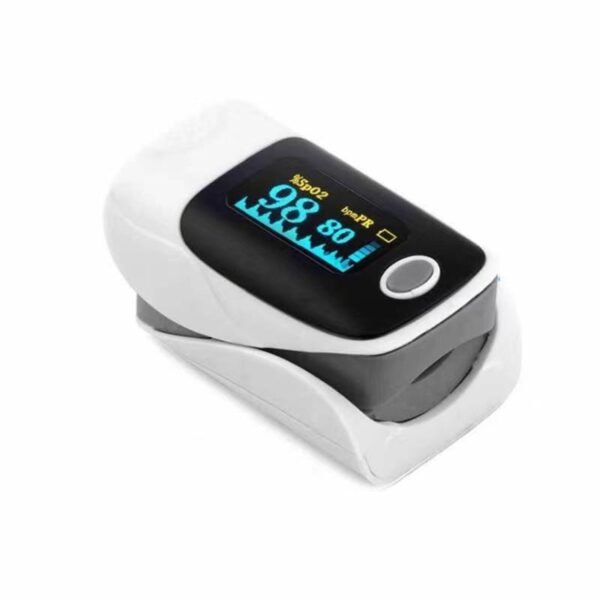 SR-W3 Fingertip Pulse Oximeter with LED Screen Measures Heart Rate and Blood Oxygen