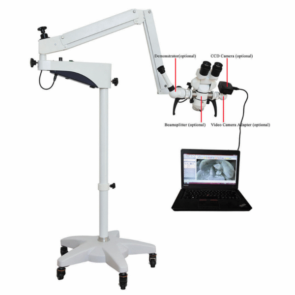 YSX180 Neurosurgery Otolaryngology Brain Surgery Electrofocused Surgical Microscope
