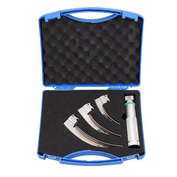 4 SR-I/G Optical Fiber Laryngoscope Set Fiber Optic Anesthesia Laryngoscope for Adult