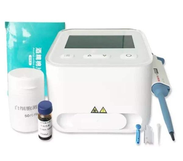 WBC-8 White Cell Blood Analyzer Precision Leukocyte Analyzer for Vet Use