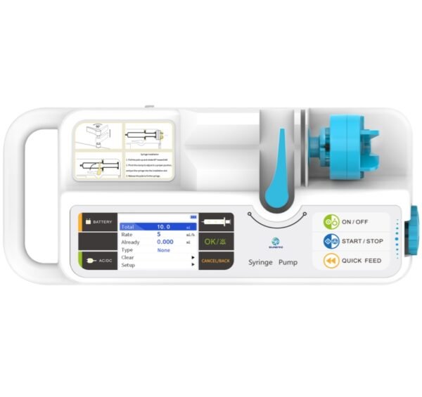 SP950 Hospital Clinic Smart Single Channel Syringe Pump Auto Medical Infusion Pump for IV