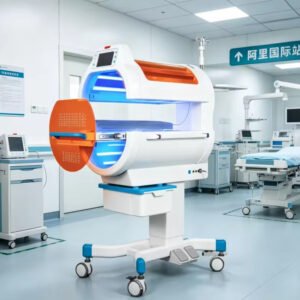 SRP-5000A Neonatal Bilirubin Phototherapy Equipment Device White LED Lamp Auto Thermal Control Optional Lifting Base