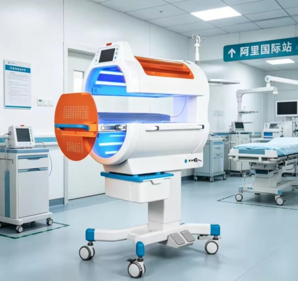 Main-01 SRP-5000A Neonatal Bilirubin Phototherapy Equipment Device White LED Lamp Auto Thermal Control Optional Lifting Base