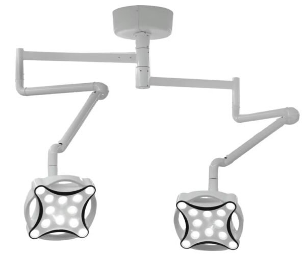 JD1700J Ceiling Double Head Led Examination Lamp Max 120000lux for Surgery Clinic and Dental Cosmetic Lamp