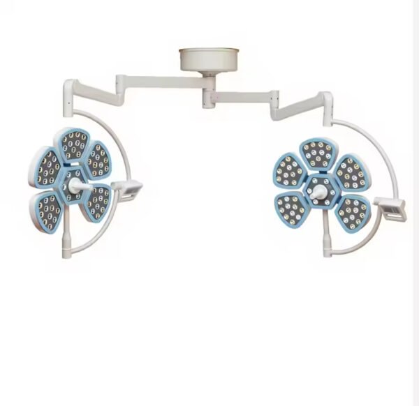 SRC-7/7LED  Electric 5+5 Petal LED Shadowless Lamp Operating Light Adjustable Bracket/Sterilizing Handle High CRI 90
