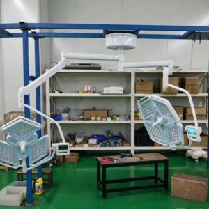 YDE700-500 Diamond Shaped Lamp Ceiling Dual LED Surgical Lamp Adjustable Color Temp Hospital Operating Light