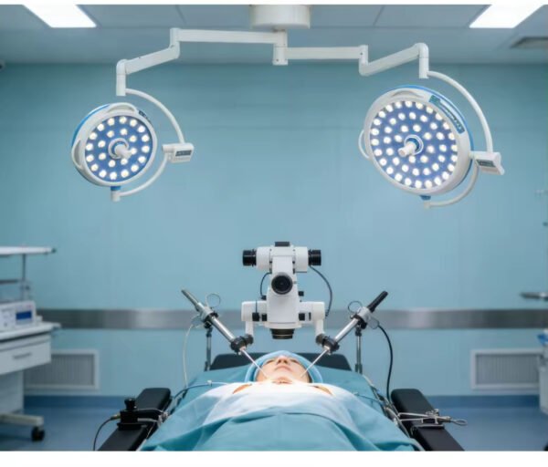 Main-01 SR-LED7+5 Surgical Shadowless Lamp Wall-Mounted Electric Operating Lamp Adjustable Color Temperature