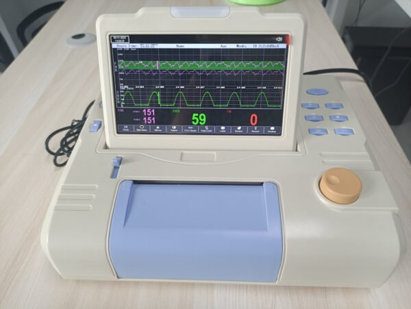 SR-9000B Fetal Monitor 7-inch Screen Automatic Analysis Diagnosis Built-in Lithium Battery Electricity Powered