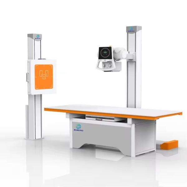 Main-02 SR50R-E Stationary X Ray Machine,50kW 380V,40-150kVp/10-630mA,Electric Lifting Bed X-ray Unit for Hospital Radiology Examination