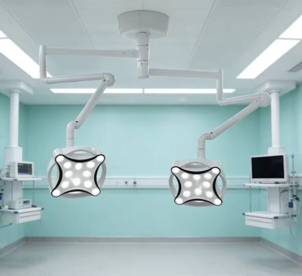JD1700J Ceiling Double Head Led Examination Lamp Max 120000lux for Surgery Clinic and Dental Cosmetic Lamp