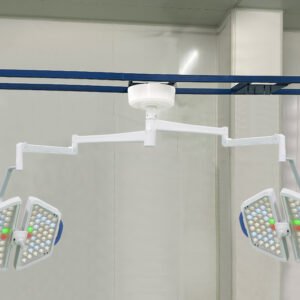 YDE700-700 Ceiling Dual Double-Petal LED Surgical Lamp Electronic Focus Adjustable Color Temp Operating Light