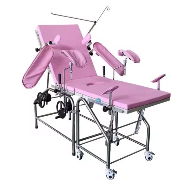 Main-03 SRD-2004A Gynecological Examination Bed Stainless Steel Gynecological Operating Chair