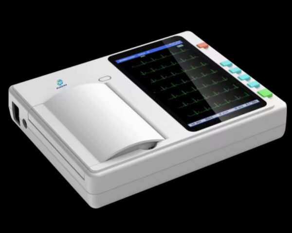Main-03 SR-C601 High Accuracy Digital 6-Channel ECG Machine with Touch Screen Portable LCD Display for Hospitals and Clinics