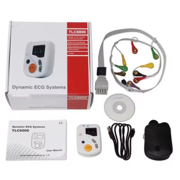 Main-03 TLC6000 Dynamic ECG System 12 Channel ECG 24-hour Dynamic Electrocardiogram Analysis System