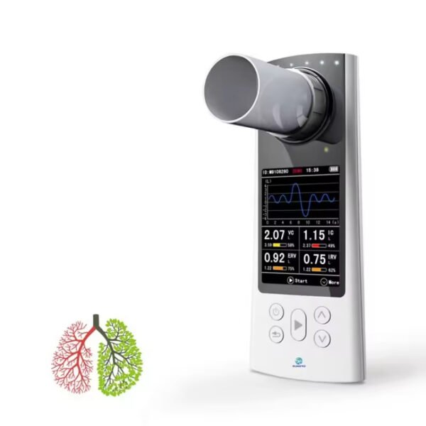 SP80B Color Display Spirometer USB OC Software Spirometry Machine Lung Volumetric Device FVC
