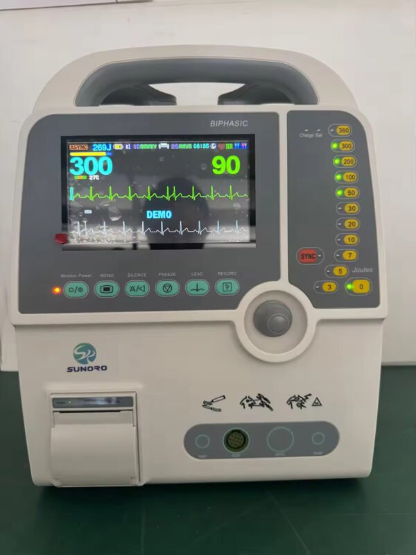 Main-03 SR-8000D Cardiac Defibrillator Monitor Portable Manual Defibrillator Machine Biphasic Defibrillator on Sell