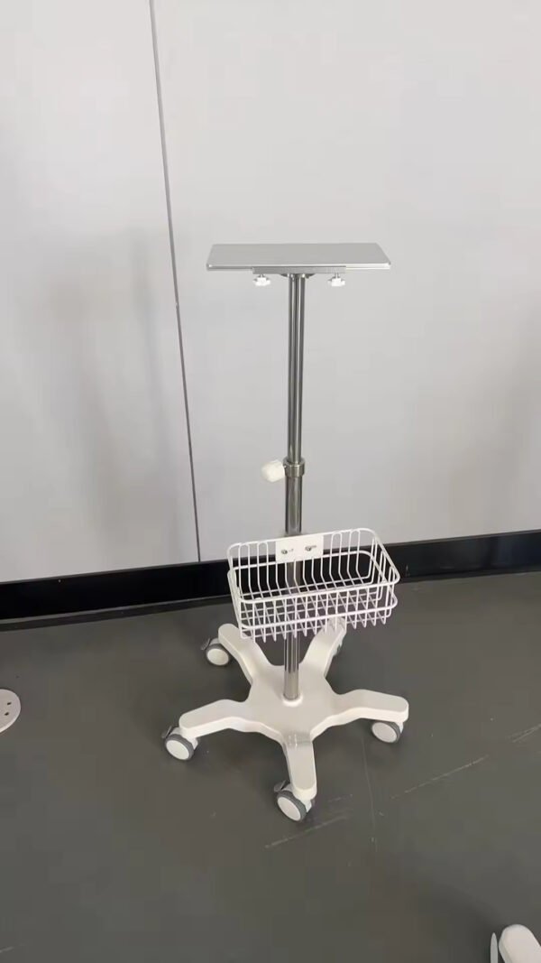 SF12 ECG Machine and Ultrasound Machine Trolley with an Iron Basket Aluminum Alloy Trolley