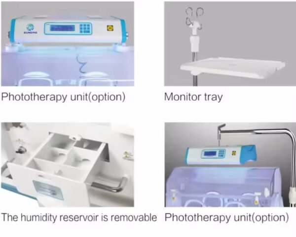 Main-03 SR-400A CE Certified Electric Infant Care LCD Touch Screen Hospital Incubators Medical Device Infant Incubator Machine