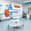 Main-03 SRP-5000A Neonatal Bilirubin Phototherapy Equipment Device White LED Lamp Auto Thermal Control Optional Lifting Base