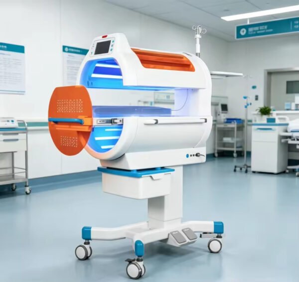 Main-03 SRP-5000A Neonatal Bilirubin Phototherapy Equipment Device White LED Lamp Auto Thermal Control Optional Lifting Base