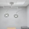 JD1700J Ceiling Double Head Led Examination Lamp Max 120000lux for Surgery Clinic and Dental Cosmetic Lamp