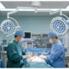 Main-03 SR-LED7+5 Surgical Shadowless Lamp Wall-Mounted Electric Operating Lamp Adjustable Color Temperature