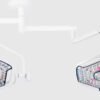 SR-LED.STR78/STR78 High Temperature Resistance Electric CE Certified Custom Medical All Aluminium Lamp Housing Surgical Lamp Led