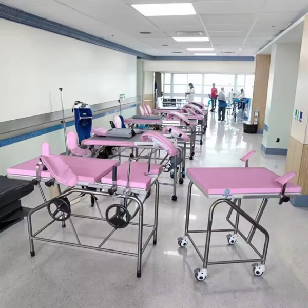 Main-04 SRD-2004A Gynecological Examination Bed Stainless Steel Gynecological Operating Chair