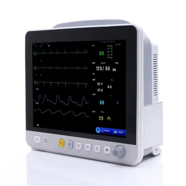 Main-04 SR-E12 12.1" Multi- Parameter Patient Monitor for Home Use Patient Medical Device-ECG Machine