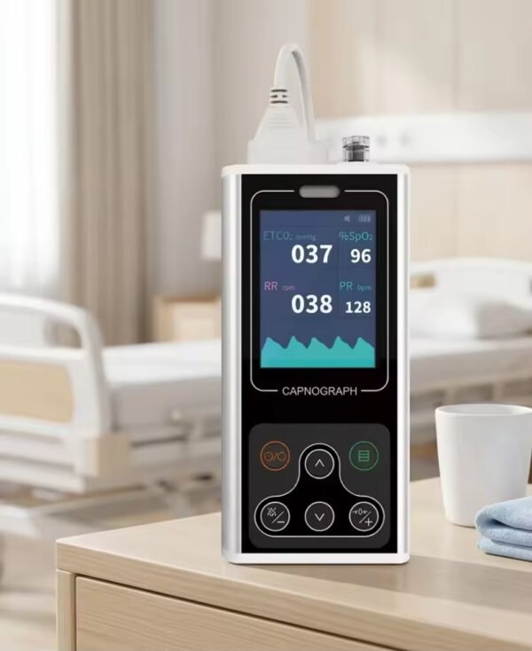 Main-04 CA10S Light LCD Display Capnograph with Respiratory Waveform
