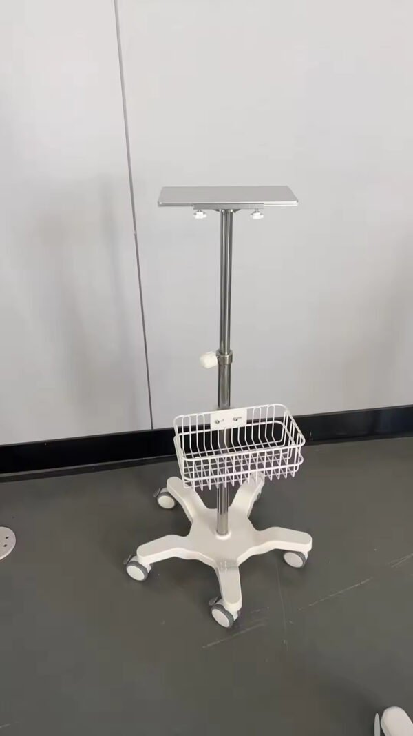 SF12 ECG Machine and Ultrasound Machine Trolley with an Iron Basket Aluminum Alloy Trolley
