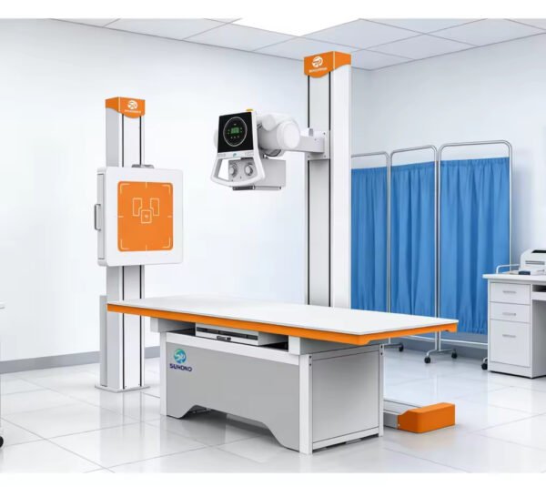 SR32R-E Electric Lifting Medical Radiography 32KW Stationary X Ray Machine With Flat Panel Detector