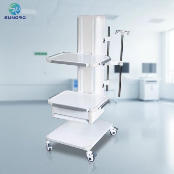 SRDT-07OEM Hospital Emergency Cart Hospital Furniture Trolley Medical Cart