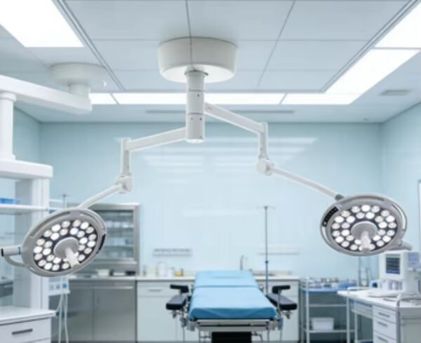 Main-04 JD1800J Double Ceiling Led Surgical Shadowless Battery Operated Surgical Light for Operating Room