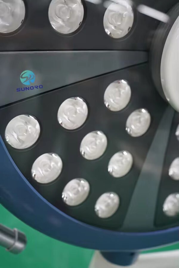 Main-04 YDE700/500 New Design Double Head Ceiling LED Shadowless Surgical Light Electric High CRI 90