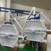 Main-04 YDE700-700 Ceiling Dual Double-Petal LED Surgical Lamp Electronic Focus Adjustable Color Temp Operating Light
