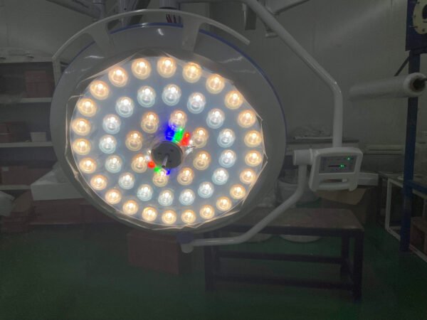 YDE700/500 Large Lens Model Ceiling Dual Head LED Surgical Lamp Adjustable Color Temp Hospital Operating Shadowless Light