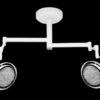 Main-04 SR-300+300D New Style Ceiling Type Double Dome Double Head Operating Lamp Theatre Light Surgical Lamp