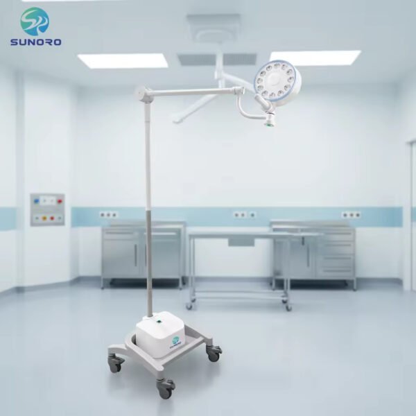 SR-280 Hospital Equipment Vertical Surgical LED Lamp Veterinary Portable Mobile Operating Theatre Lights