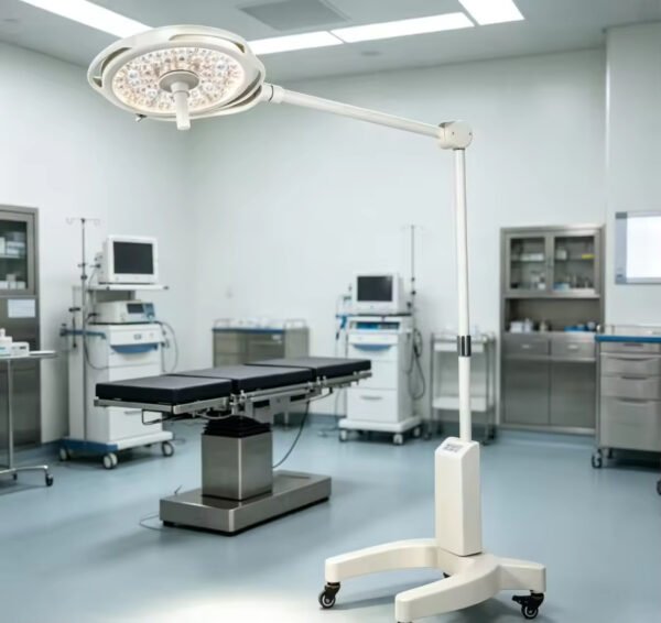 Main-04 SR-H9D Mobile Stand 500mm Single Head LED Exam Lamp Adjustable Spot Operating Examination Light